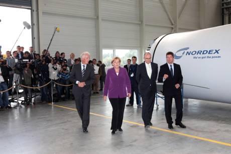 德国总理就能源问题访问NORDEX