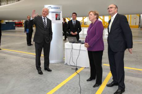 德国总理就能源问题访问NORDEX