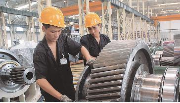 太重齿轮技改设备投入试生产