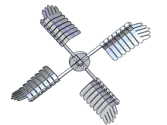 《风力发电用自适应风轮》专利号：2008 1 01015693.5