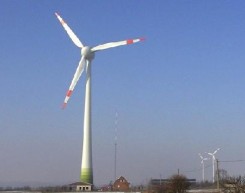 世界上最大的风力发电机在德国产生