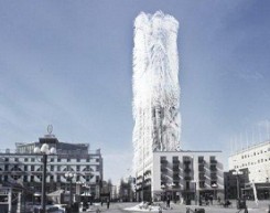 瑞典新型环保建筑可作风力发电站和城市景观