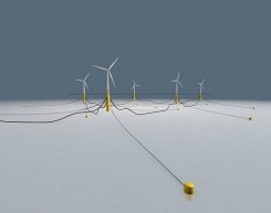 全球首个“浮”在海面上的风力发电厂