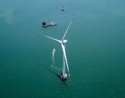 东方电气自主研制的亚洲单机容量最大风电机组下线