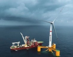中国首座深远海浮式风电平台成功并网投产