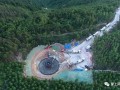 国家电投集团广西公司大岩山风电项目首台风机基础浇筑顺利完成