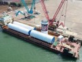 广西防城港海上风电项目首套塔筒顺利发货