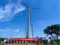 华润电力河南邓州100MW风电项目首台风机吊装顺利完成