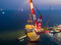 国华投资山东分公司半岛南U2海上风电项目海上升压站安装顺利完成
