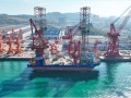 山东海洋集团蓝鲲海工1500吨风电安装平台提速推进