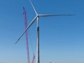 中船风电山西大同天镇100MW风电项目顺利完成首台机组吊装