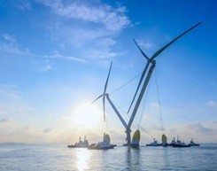 全球最大漂浮式风电平台启航出海