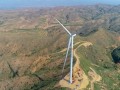 天镇深能100MW风电项目首台风机吊装工作顺利完成
