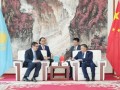 宋海良与哈萨克斯坦能源部部长阿尔玛萨达姆·萨特卡利耶夫会谈