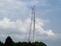 大唐贵州大风坪34MW技改项目塔筒顺利吊装完成