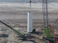 吉能新能源乡村振兴风电项目首次吊装圆满成功