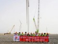 50台10MW机组，新疆托克逊一期项目全部吊装