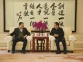 三一重工向文波与中石化起运公司党委书记、总经理王国华举行会谈，在风电等领域达成多项合作共识