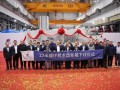 伊莱特定制22米超大规格辗环机主齿轮箱正式下线