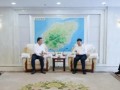 海南省省长刘小明会见明阳集团董事长张传卫，加快海上风电项目建设