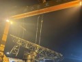 马士基风机叶片支架项目完成5000吨重载试验和称重试验