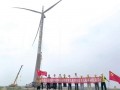 中建交通西北公司吉林华电德惠市29.6MW风电项目首台风机吊装圆满完成