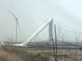 辽宁铁岭一风电机组疑遭雷击倒塌,初步分析为雷电叠加持续大风致叶片失衡