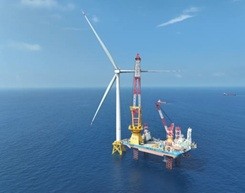 18兆瓦海上巨无霸首吊成功！中国风电再破纪录