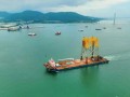 天顺风能阳江基地首单出海，1500吨升压站导管架滚装奔赴儋州海风场