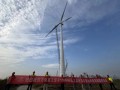 首吊大吉！160米“混塔+钢塔”高空精准对接，广东能源集团万荣100MW风电项目迎关键节点
