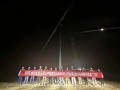 百米高空精准对接！宁夏泾源40MW风电首台风机成功吊装
